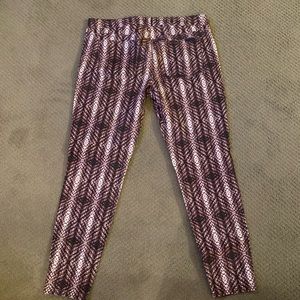 JOE’S JEANS skinny ankle length reptile print. Size 31.